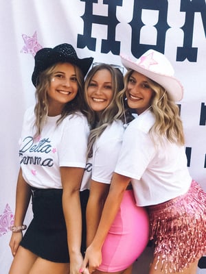 Electric Cowgirl Bid Day Theme