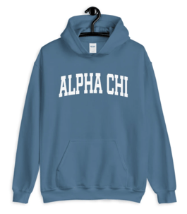 COLLEGIATE CHAPTER HOODIE - INDIGO BLUE